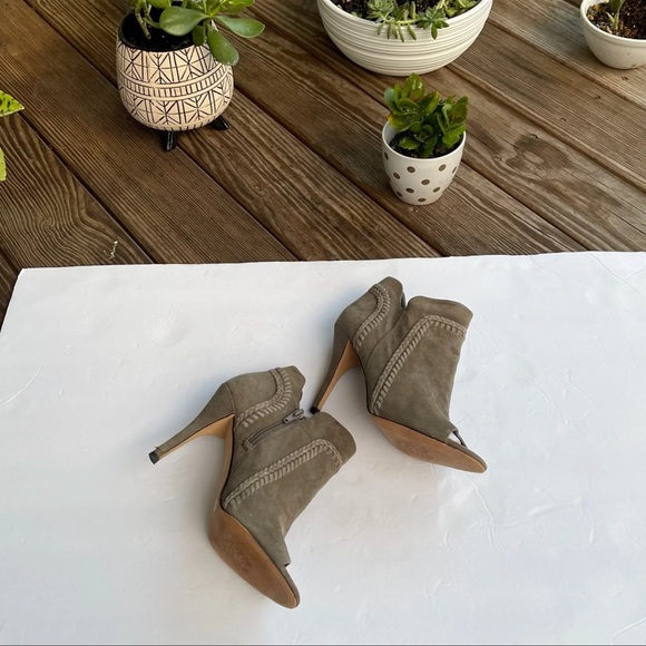 Vince Camuto Peep Toe Booties - Picture 5 of 11